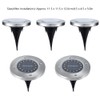 5Pcs Solar Power Underground Light Landscape Lamp 16 LED RainProof