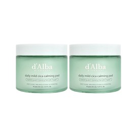 달바 데일리 마일드 시카 카밍 패드 50매 165ml 2개 Dalba Daily Mild Cica Calming Pad 50 Sheets 165ml 2 Pcs