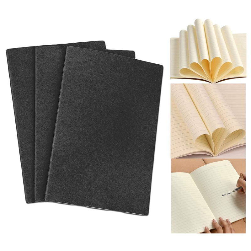 Pack of 6 A5 Notepad, A5 Paper Notebook, Classic Notebook,