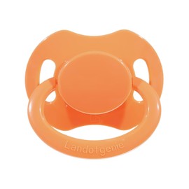 Landofgenie Large Teat Shield Pacifier in Adult Size, Orange