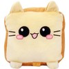 moodrush® Toast Cat / Bread Cat Plush Cushion | Cuddly