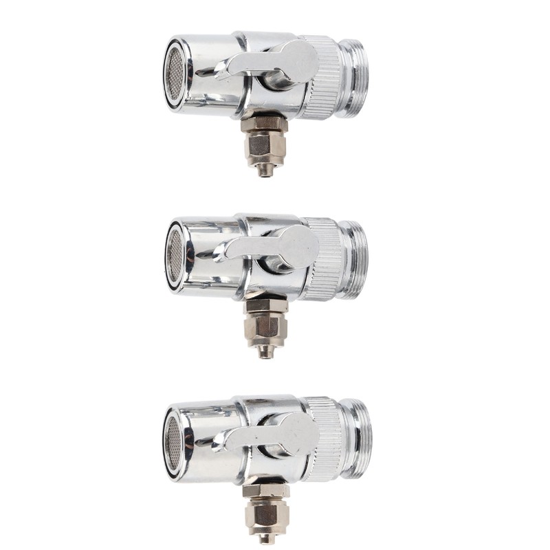 3pcs G1/4 Sink Faucet Diverter Valve High Temperature Resistance Universal
