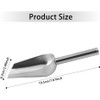 2 Pack Stainless Steel Ice Scoop with Long Handle, 6