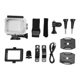 Waterproof Action Camera FHD 1080P 2.0inch HD Color Screen 140 Degrees Wide Angle Lens Underwater Sports Camera