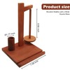 Rumexeng Wooden Yarn Holder with Phone Stand, Wooden Yarn Spool