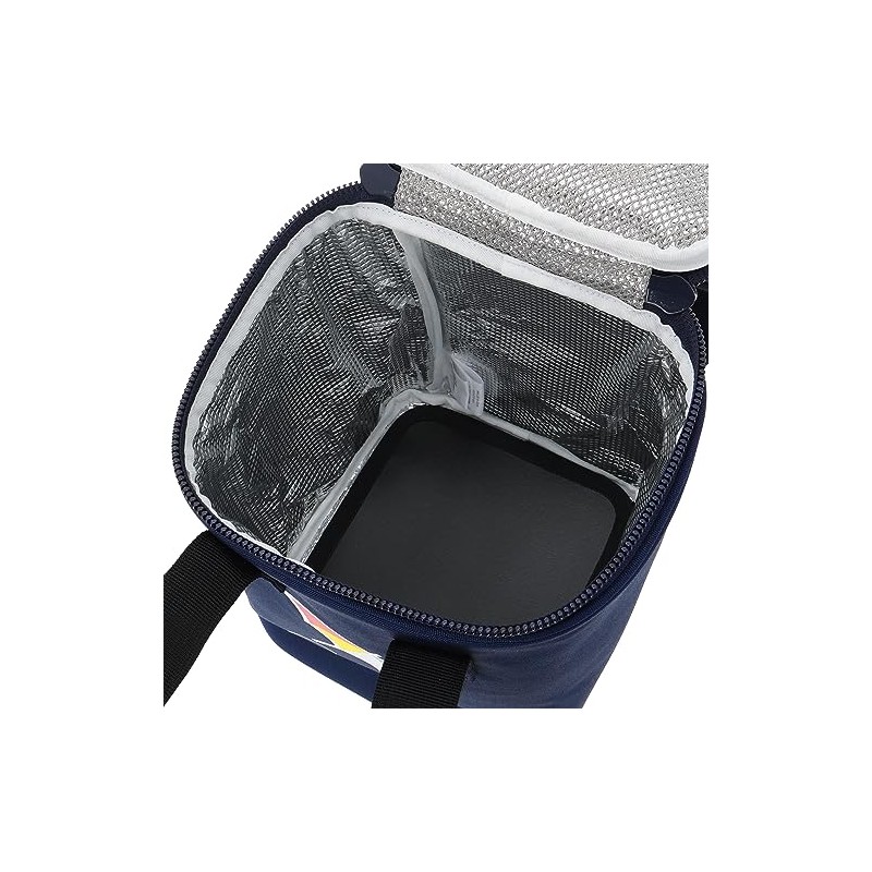 Arnold Palmer Insulated Bag, Mini Tote with Cold Insulation, Navy,