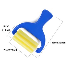 Children's Painting Brush Kits, Mini DIY Sponge Roller DIY Learning Drawing Tool Kids Art Supplies Set of 4