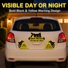 3PCS Cat Student Driver Magnet, Please Be Patient Car Signs
