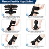 Ysyaxsyt Plantar Fasciitis Relief Night Splint with Adjustable Straps, Suitable