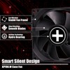 Xilence XPF80.W 80 mm Quiet Case Fan, Small 3PIN, 4PIN