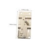 Mipcase 2pcs Self Closing Hinges for Kitchen Cabinets Durable Tip