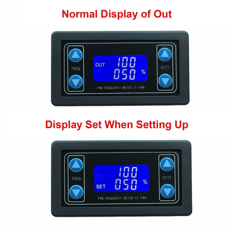 ZkeeShop Adjustable Signal Generator 1-Channel PWM Pulse Frequency DC 3.3V-30V