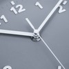 Topkey 8 Inch Round Quiet Wall Clock Easy Read Big