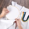 Clear Acrylic Bobbins, 40 PCS Embroidery Floss Organizer Drop Cross
