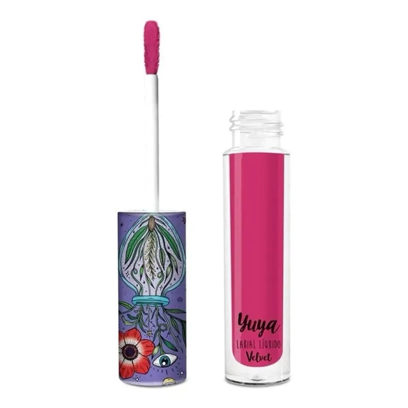 Yuya Labial Liquido Mate Apapacho 3g Lipstick Larga Duración Color