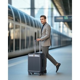 MGB Carry on Luggage 22 X 14 X 9 Airline Approved Suitcase with Wheels,20 Inch Travel Suitcase Lightweight with Spinner wheels And Hard Luggage Airline Approved with TSA Lock Carry on