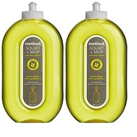 Method Squirt & Mop Hard Floor Cleaner - Lemon Ginger - 25 Fl Oz (Pack of 2)