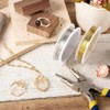 2 Rolls Jewelry Beading Wires 20 Gauge Bendable Copper Wire