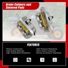 SecosAutoparts Front Brake Calipers and Sintered Pads Compatible with Can