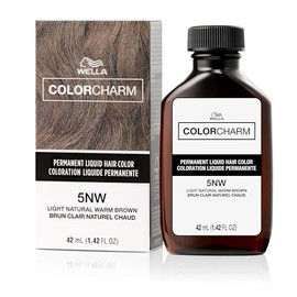 Color Charm Permanent Liquid Hair Color - 5NW Light Natural Warm Blonde by Wella for Unisex - 1.42 oz Hair Color