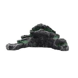 NUZAMAS Turtle Sun Platform Ramp Turtle Pool Shelter Habitat Decor Resin Platform Stairs for Climbing Turtle Stone Habitat Ornament