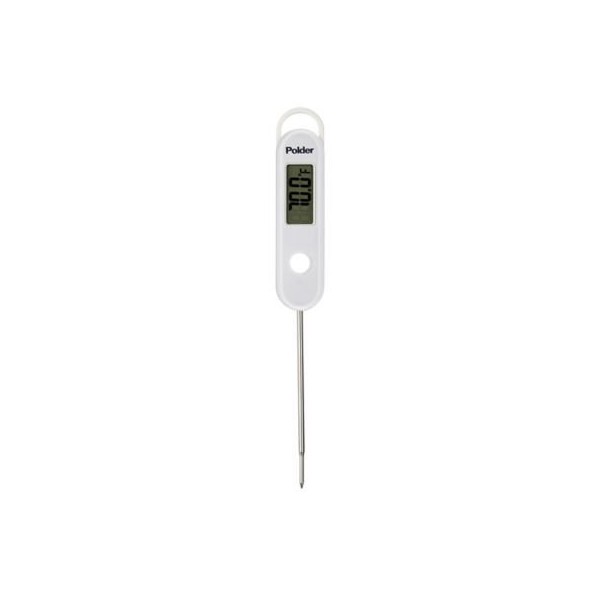 Polder Instant Read Digital Probe Kitchen Thermometer - Measures in C & F