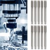 10pcs Thread Tap Set Straight Flute HighSpeed Steel Machine Tap