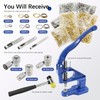 Heavy Duty Grommet Tool Kit Hand Press Grommet Machine 3000pcs