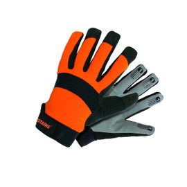 ROSTAING OPTIPRO/IT10 OPTIPRO Shock Absorbing Comfortable Palm Glove, Orange/Black/Grey, 10
