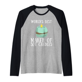 Candle Makers Candle Making & Soy Candle Crafting Raglan Baseball Tee