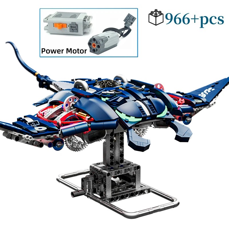 688-Piece Mechanical Animal Building Blocks for DIY Model Building –