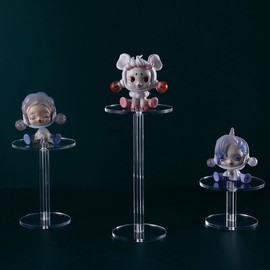 Acrylic Stand, Round Figure, Display Stage, Exhibition Stand, Acrylic Stage, Cosmetic Stand, Transparent Jewelry Rack, Set of 3
