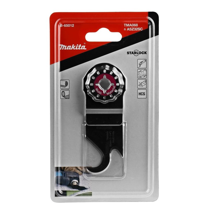 Makita B-65012 Multi-Tool Starlock Multi-Cutter Blade Tma068 HCS