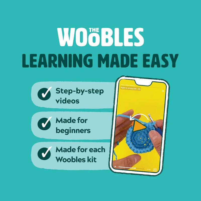The Woobles Crochet Kit for Beginners - Easy Arts and