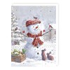 Tracks Traditional Smiling Snowman Advent Calendar - 24 Doors Christmas