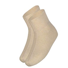 wobera Angora Foot Warmers or Bed Shoes with 75% Angora in Many Sizes (Size 2 (38-42), Colour: Beige with Beige Cuff)