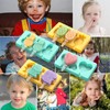 Kids Cartoon Popsicle Molds - 4 Pack, 10-Cavity Food-Grade Silicone