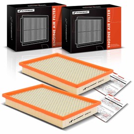 A-Premium 2-PC Engine Air Filter Compatible with Jeep Grand Cherokee 2005-2010, Commander 2006-2010, Liberty 2002-2007