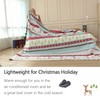 Reversible Xmas Quilts Twin Size Christmas Bedding Bedspread Lodge Cabin