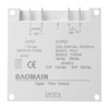 Baomain Time Switch Relay,Digital LCD Programmable Timer,110V AC Input,200-250V 16A