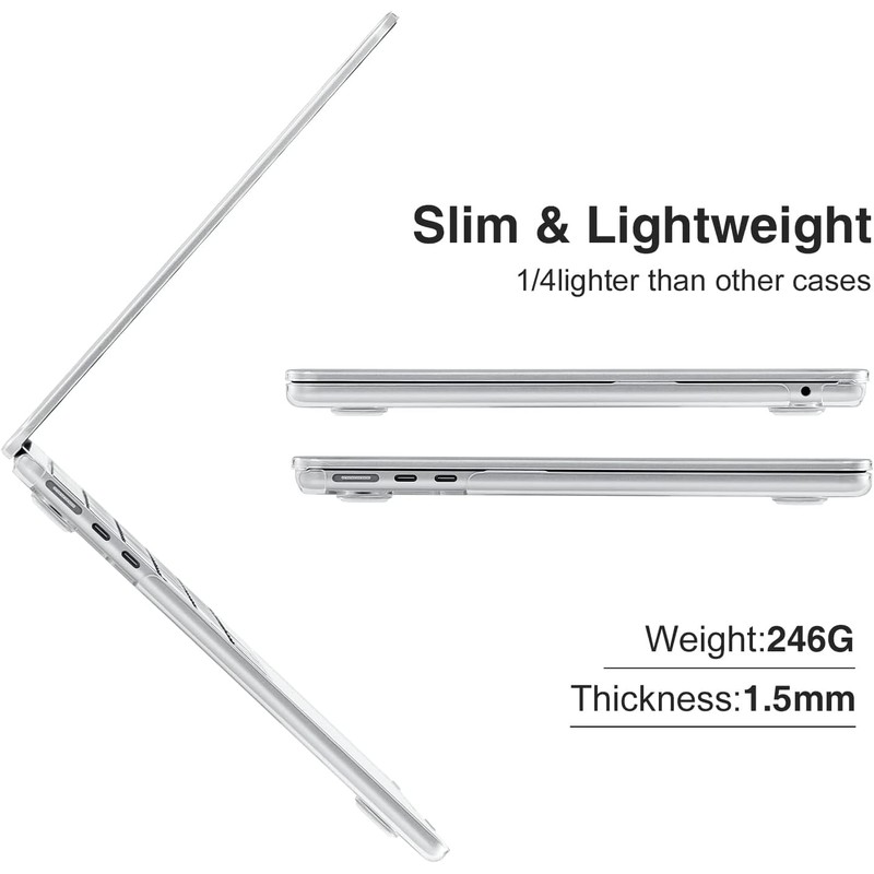 EooCoo Case Compatible with MacBook Air 13 inch Case for