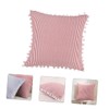 CHILDWEET Soft Stripe Throw Pillow Cover Creative Red Striped Design