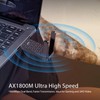 WiFi 6 Adapter AX1800M 5Ghz/2.4Ghz USB3.0 High Gain Antenna Plug