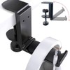 Foldable Headphone Stand Hanger Holder, Space-Saving Aluminum Soundbar Stand with
