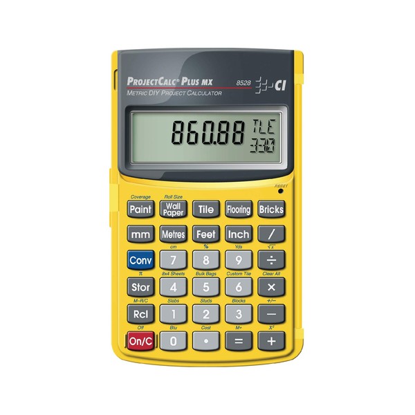 Calculated Industries 8528 ProjectCalc MX Do-It-Yourselfers Metric, Feet-Inch-Fraction Project Calculator
