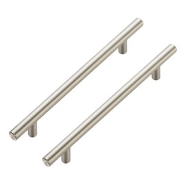 Ravinte 4 Pack 8-13/16 Inch Cabinet Handles Brushed Nickel Stainless Steel Kitchen Drawer Pulls Cupboard Cabinet Pulls 8-13/16"Length,6-1/4" Hole Center