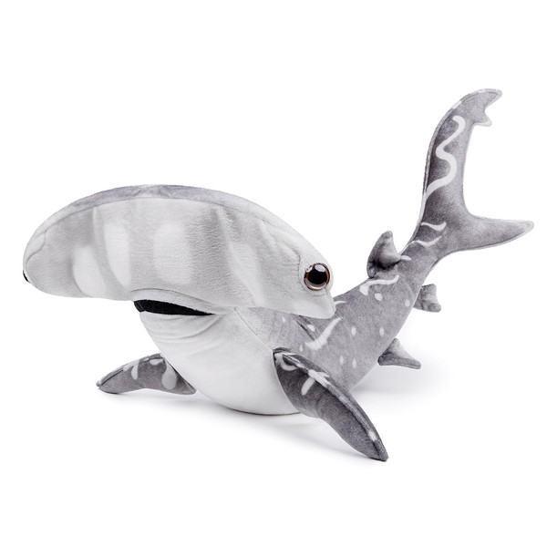 Giant Hammerhead Shark Plush Toy - Realistic 40in Long Grey