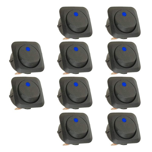 Mintice™ 10 X 25mm Car Vehicle Boat Truck Round Rocker