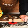 SpeTool Top Bearing Compression Flush Trim Router Bit 1/4" Shank