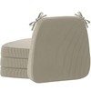Nobildonna Chair Cushions for Dining,Kitchen,Office, 2'' Thick High-Density Foam Seat